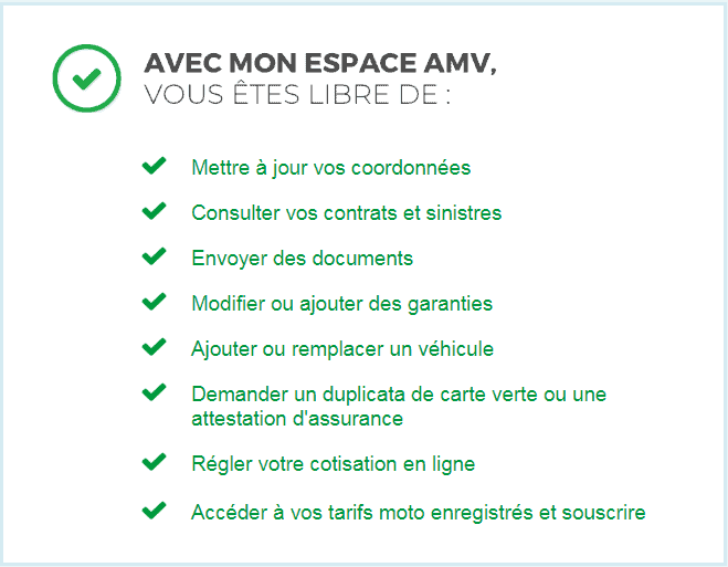 découvrez l'assurance moto amv, une solution adaptée à vos besoins de protection et de tranquillité sur la route. profitez de garanties sur mesure et d'un service client à l'écoute pour assurer votre passion de la moto en toute sérénité.