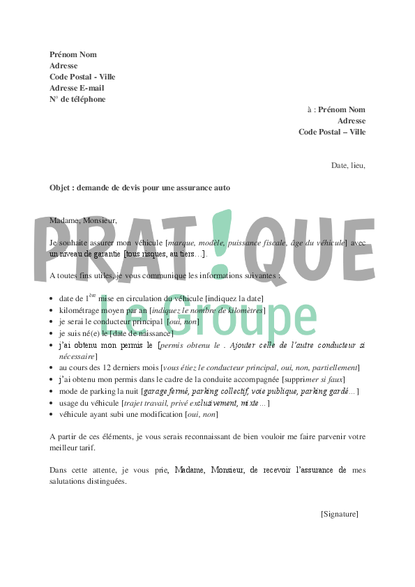 obtenez un devis gratuit et rapide pour votre assurance auto. comparez les offres des meilleures compagnies pour trouver la couverture qui correspond parfaitement à vos besoins et à votre budget.